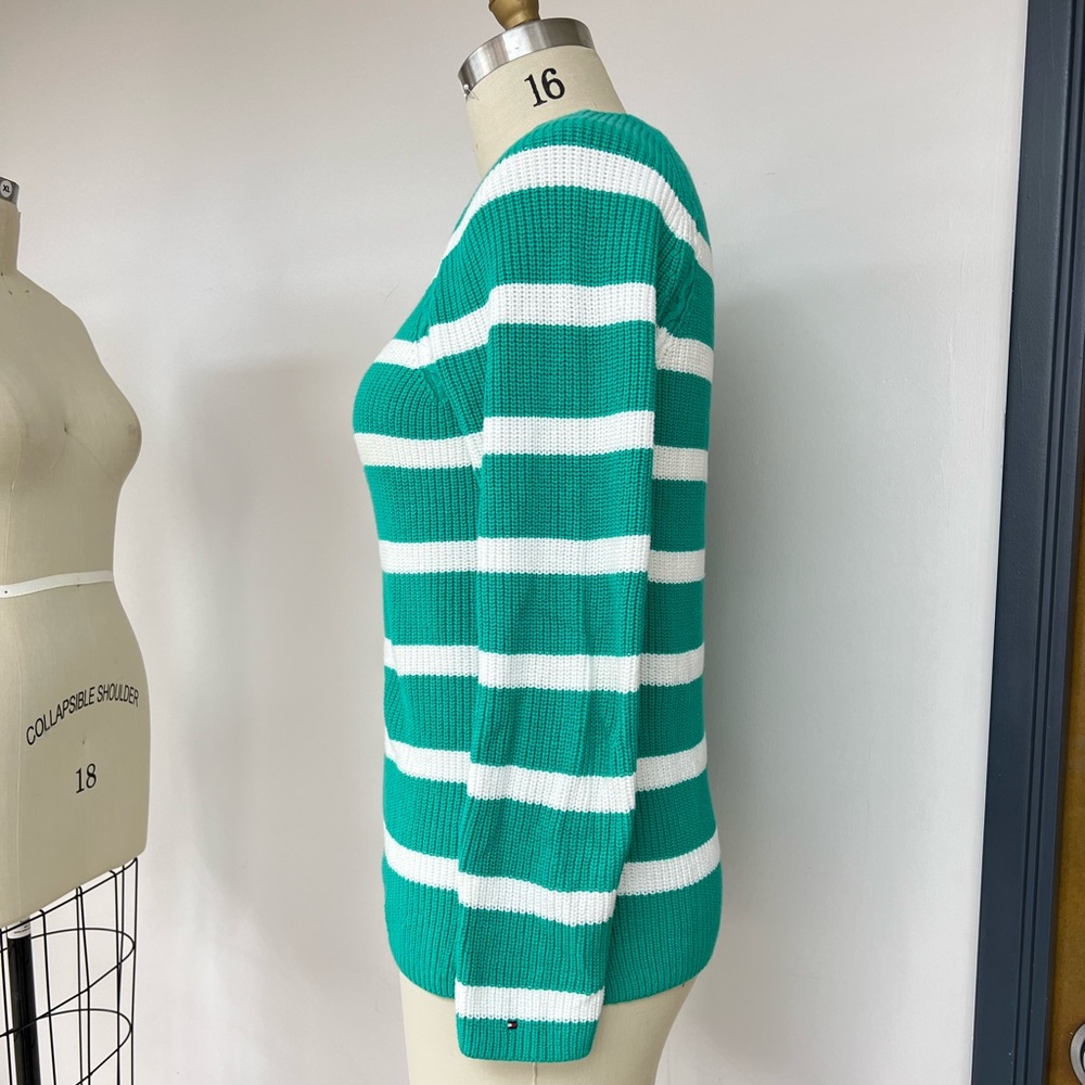 Tommy Hilfiger Striped Sweater M - Picture 3 of 13